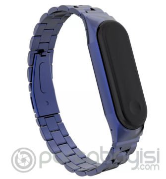 Xiaomi Mi Band 3 Aklıllı Saat 3 Bakla Çelik Kayış Kordon