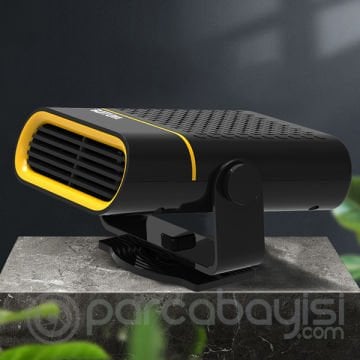 ST-6607  12V Portatif Araç-Oto Isıtıcı Fan Cam Buğu Çözücü