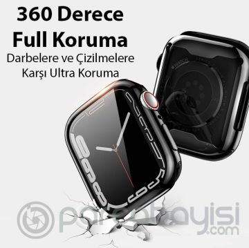 Dux Ducis Samo Series Apple Watch 41mm için Soft TPU Full Koruma Ultra İnce Silikon Kılıf