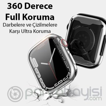 Dux Ducis Samo Series Apple Watch 41mm için Soft TPU Full Koruma Ultra İnce Silikon Kılıf