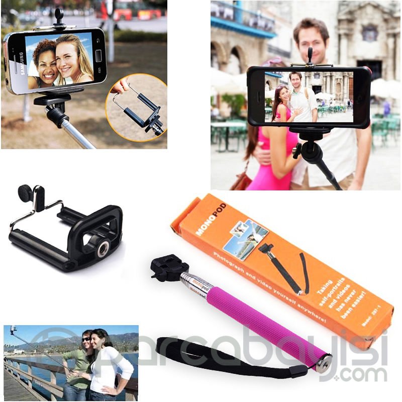 Monopod Cep Telefonu Ve Kamera Selfie Tripod Aparatı