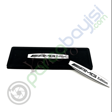Amg Metal Paslanmaz Dekoratif Amblem 2 Adet