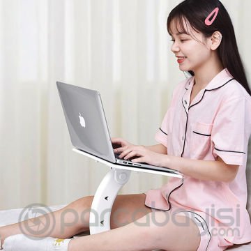Portatif  Çok Fonksiyonlu Laptop- Dizüstü Stand Kitap Okuma Masası Notebook Stand
