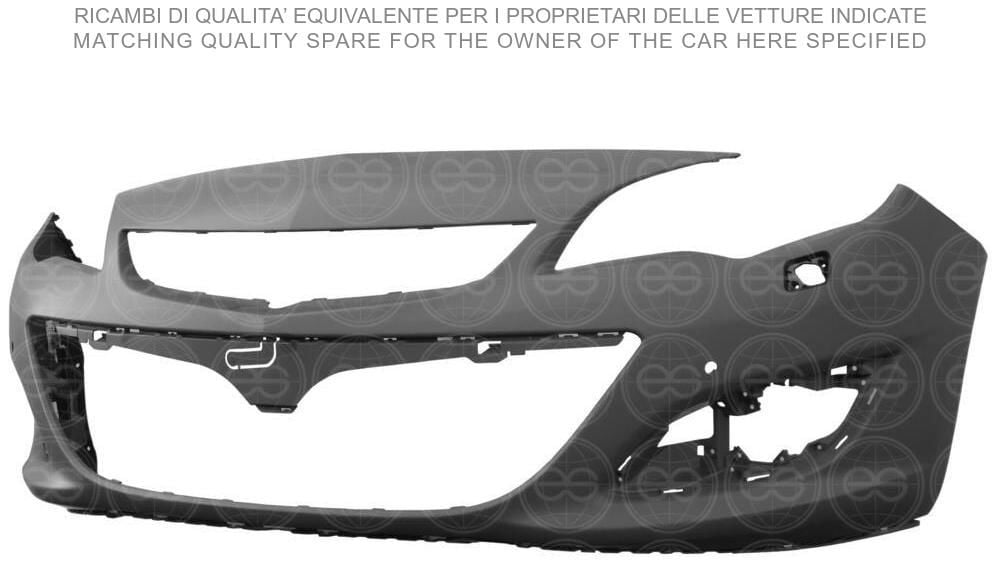 TAMPON ÖN FAR YIKAMALI ASTARLI OPEL ASTRA J 2011-2015 | 13395653 | 13395653