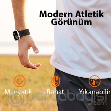 Dux Ducis Apple Watch 38-40-41MM için Manyetik Armor Silikon Kordon Kayış