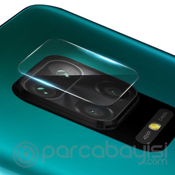 Xiaomi Redmi Note 9- 9S Tempered Cam Arka Kamera Koruyucu