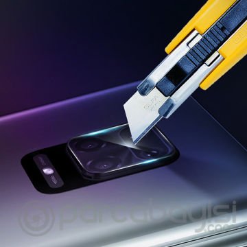 Xiaomi Redmi Note 9- 9S Tempered Cam Arka Kamera Koruyucu