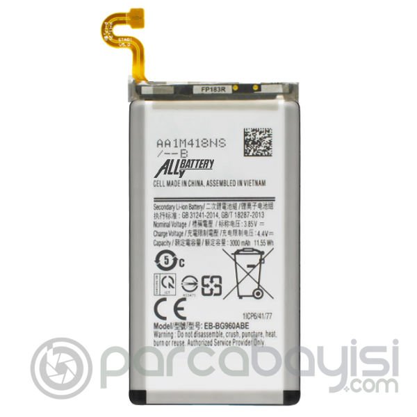 SM Galaxy S9 EB-BG960ABE İçin 3000 Mah Pil Batarya