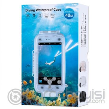 Haweel iPhone SE3-SE2 İPhone 8-7 Kılıf 40 Metreye Kadar Sualtı Kılıfı