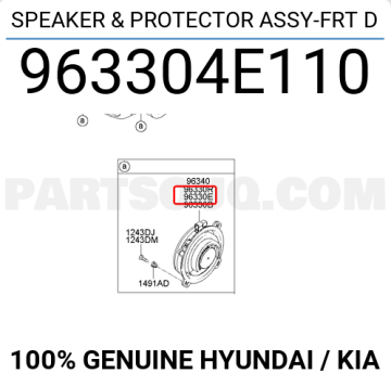 Kia Bongo Hoparlör Ön Kapı Orjinal | 963304E110
