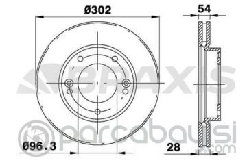 Kia Sorento Ön Fren Disk Takım Muadil | 517123E500B