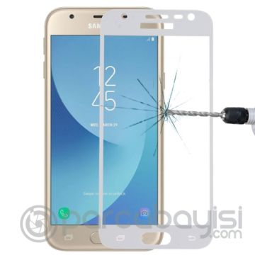 Sm Galaxy J3 Pro 2017 3D Full Kaplama Kırılmaz Cam Ekran Koruyucu