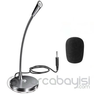 Pc Bilgisayar Canlı yayın- Oyuncu-Konferans Masaüstü Mikrofonu 3.5mm