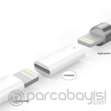 Ally Apple Pen Pencil Kalem Usb Şarj Cihazı Lightning Adaptörü