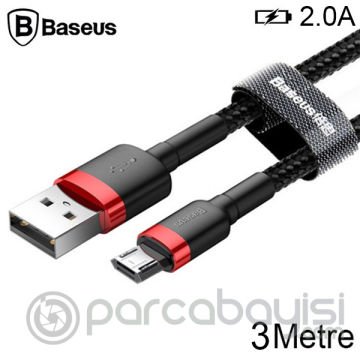 Baseus Cafule Micro Usb 3metre Uzun Halat Usb Şarj Kablo
