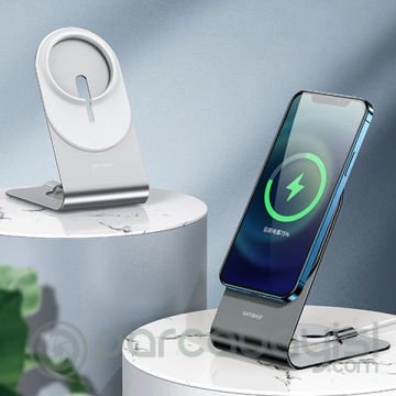 ALLY İPhone 12 Magsafe İçin Standlı Alüminyum Masa Üstü Tutucu Magsafe Stand Tutucu