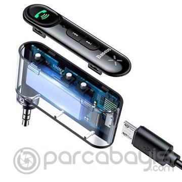 Baseus Qiyin WXQY Wireless Bluetooth 5.0 3.5mm Jack Aux Araç Ses Aktarım Kiti Adaptör