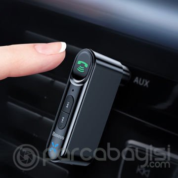 Baseus Qiyin WXQY Wireless Bluetooth 5.0 3.5mm Jack Aux Araç Ses Aktarım Kiti Adaptör