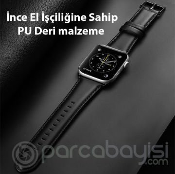 Dux Ducis Apple Watch 38-40-41MM için Business Deri Kayış Kordon