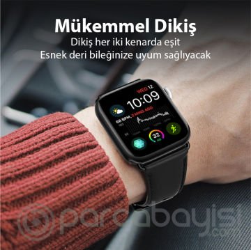 Dux Ducis Apple Watch 38-40-41MM için Business Deri Kayış Kordon