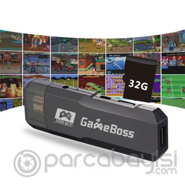 ALLY GB01 Kablosuz Video Oyunu Konsolu 2.4G Dahili 3500 Oyun konsolu