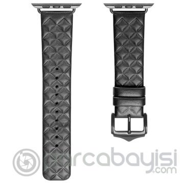 Dux Ducis Apple Watch 38-40-41MM için Enland Serisi Premium Deri Kayış Kordon