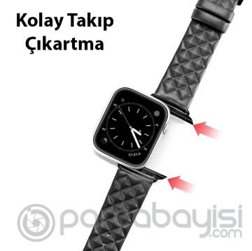 Dux Ducis Apple Watch 38-40-41MM için Enland Serisi Premium Deri Kayış Kordon