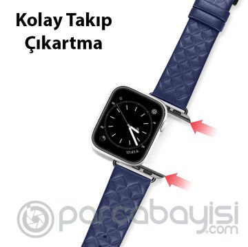 Dux Ducis Apple Watch 38-40-41MM için Enland Serisi Premium Deri Kayış Kordon