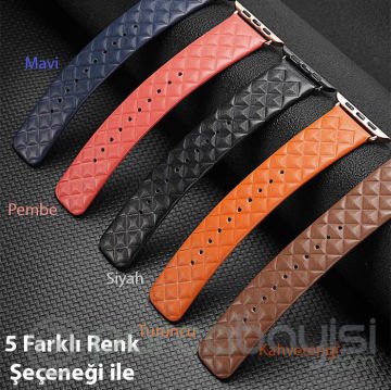 Dux Ducis Apple Watch 38-40-41MM için Enland Serisi Premium Deri Kayış Kordon