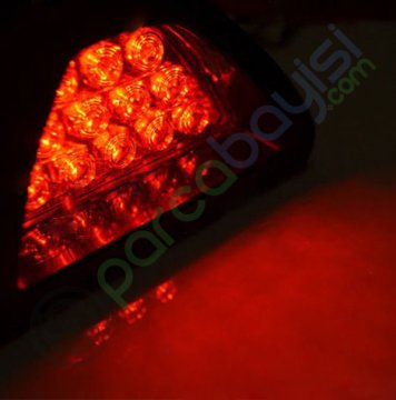 F1 Çakar Fren Lambası Üçgen Kırmızı Flash Stop Çakar 12V
