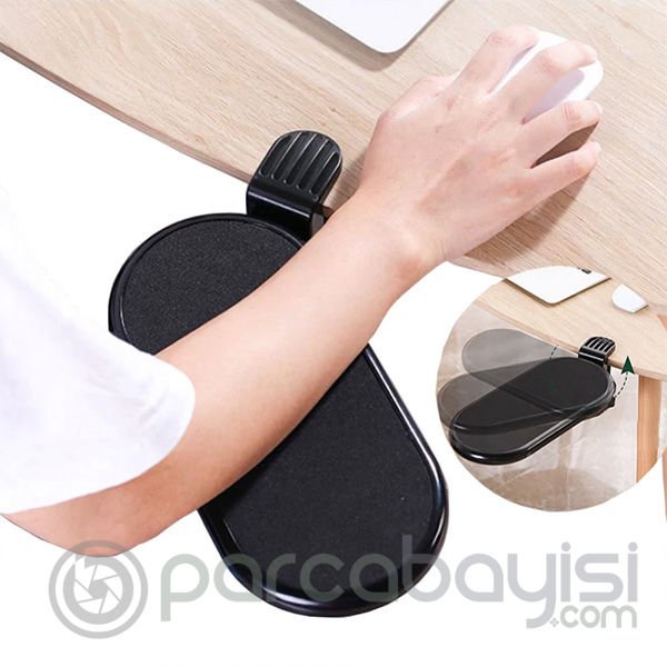 JK-V2Mini Ergonomik Ayarlanabilir Dönen Bilgisayar Kol Dayanağı Pedi Ev ve Ofis için