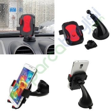 Telefon Tutucu Vantuzlu Cama Yapışan Fonksiyonel Kaliteli Tutucu