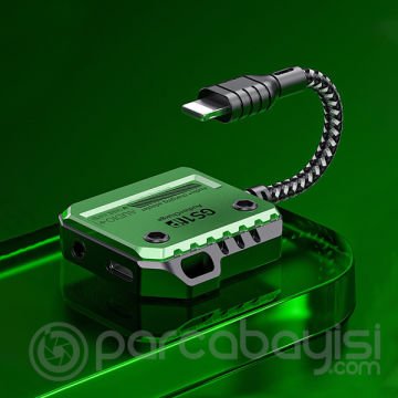 PLEXTONE GS1 iPhone Mıknatıslı Lightning to 3.5mm Kulaklık + 30W Hızlı Şarj Adaptörü