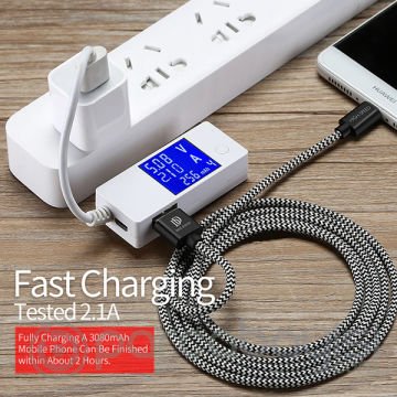 DUX DUCIS Usb Type C Kopmaz Yırtılmaz Usb kablo Hızlı Şarj 1 metre