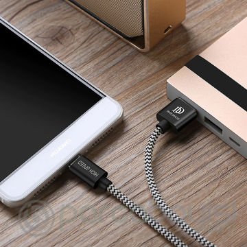 DUX DUCIS Usb Type C Kopmaz Yırtılmaz Usb kablo Hızlı Şarj 0.50CM