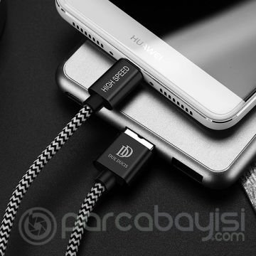 DUX DUCIS Usb Type C Kopmaz Yırtılmaz Usb kablo Hızlı Şarj 0.50CM