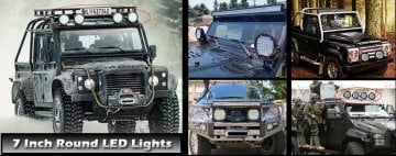 Yuvarlak 17 Led Sis Farı Spot Işığı Off Road Kamyonet Arazi Aracı Tekne Jeep Aydınlatma Barı 51W Sarı Çerçeveli