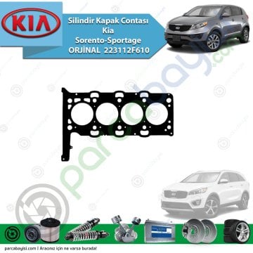 Silindir Kapak Contası Kia Sorento-Sportage Orijinal | 223112F610