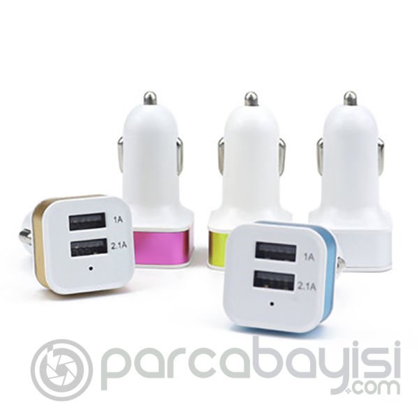 Ally Çift Usb Girişli Oto Şarj Aleti Başlık