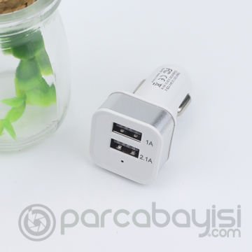 Ally Çift Usb Girişli Oto Şarj Aleti Başlık