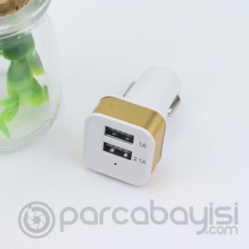 Ally Çift Usb Girişli Oto Şarj Aleti Başlık