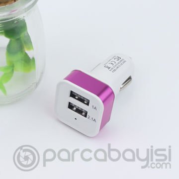 Ally Çift Usb Girişli Oto Şarj Aleti Başlık