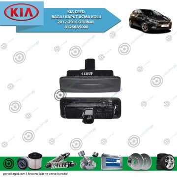 Kia Ceed Hyundai i30 Bagaj Acma Düğmesi Orjinal | 81260A5000