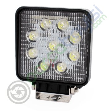 Spot Çalışma Işığı 9 Led 27 W Kamyon - Off Road - İş Makinaları İçin Led Lamba Dc 9V-30V