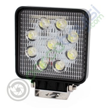 Spot Çalışma Işığı 9 Led 27 W Kamyon - Off Road - İş Makinaları İçin Led Lamba Dc 9V-30V