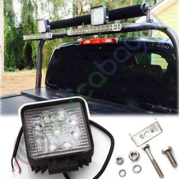 Spot Çalışma Işığı 9 Led 27 W Kamyon - Off Road - İş Makinaları İçin Led Lamba Dc 9V-30V