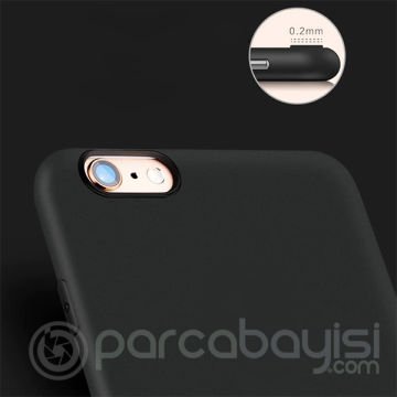 İPhone 6 Plus, İPhone 6s Plus Kamera Korumalı Silikon Kılıf