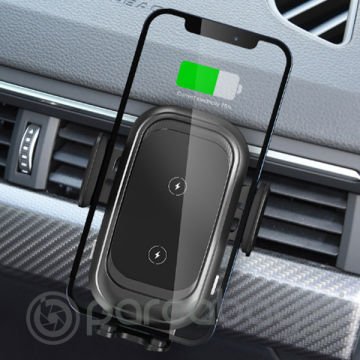 ALLY CW30 15W Hızlı Şarjlı Otomatik Araç İçi Havalandırma Telefon Tutucu