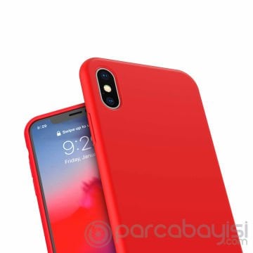 İphone X Xs Kamera Korumalı Slim Premium Silikon Kılıf