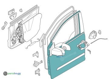 Picanto Kapı Sol Orjinal | 76003G6000